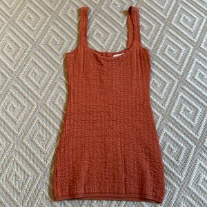 Free People Short and Sweet Mini - ambered coral *NWOT